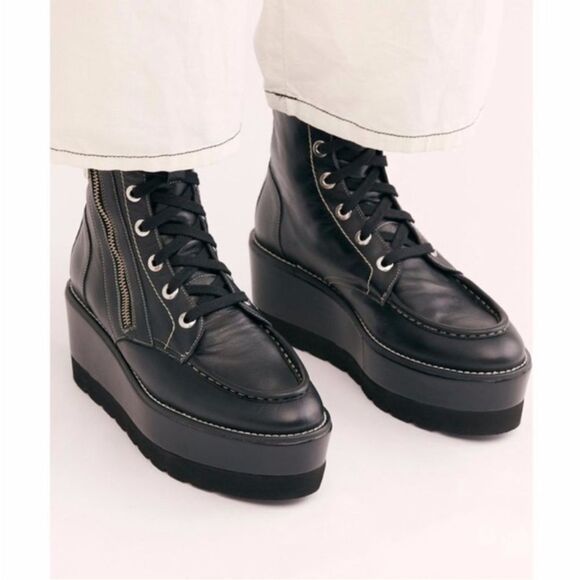 Free People Collection Maverick Wedge Boot 40 - Picture 2 of 15